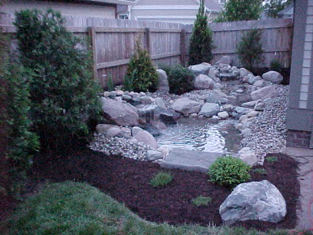 Small Pond with Two Waterfalls